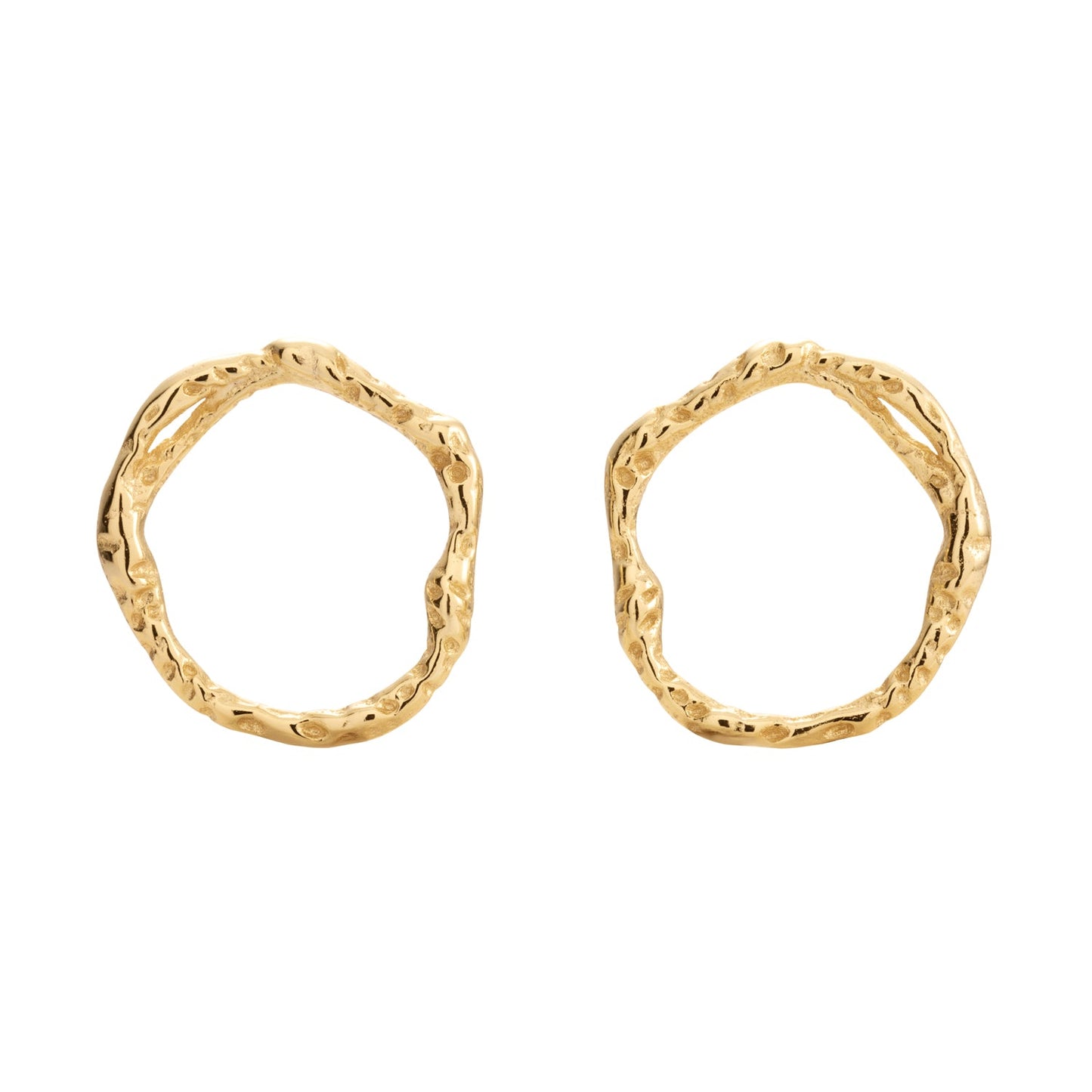 Stud Earrings ECHO - Gold