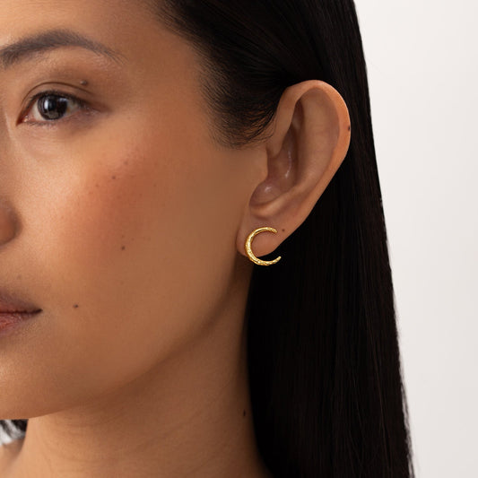 Stud Earrings LUNA – Gold