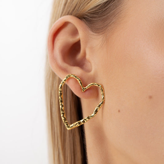 Stud Earrings EROS - Gold
