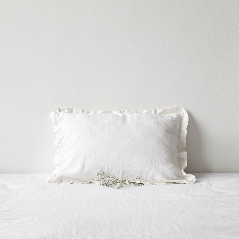 Linen Tales Pillowcase with Frills - choose between 6 different variants