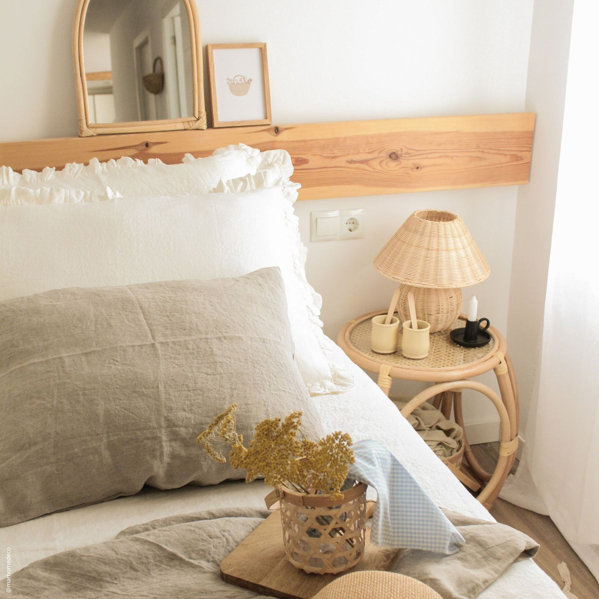 Linen Tales Pillowcase with Frills - choose between 6 different variants